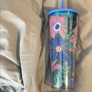 Spring 2020 Starbucks iced tumbler NEW/Never used